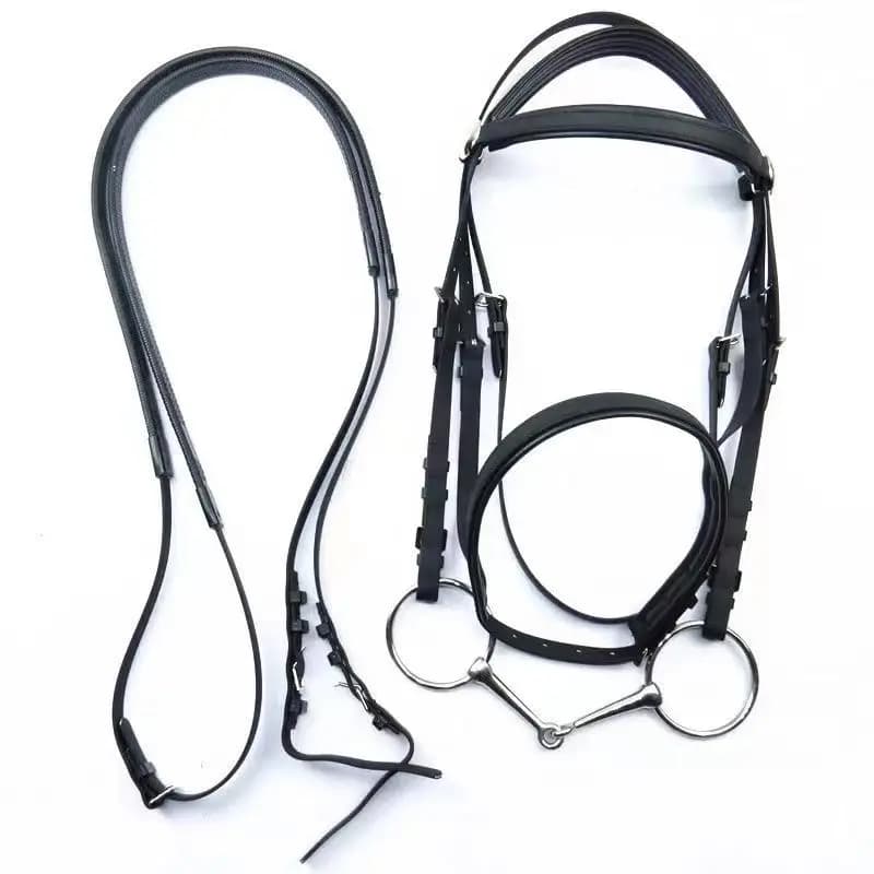 Collier tête de cheval licou, bride d'équitation en PVC de haute qualité, équipement équestre de haute qualité