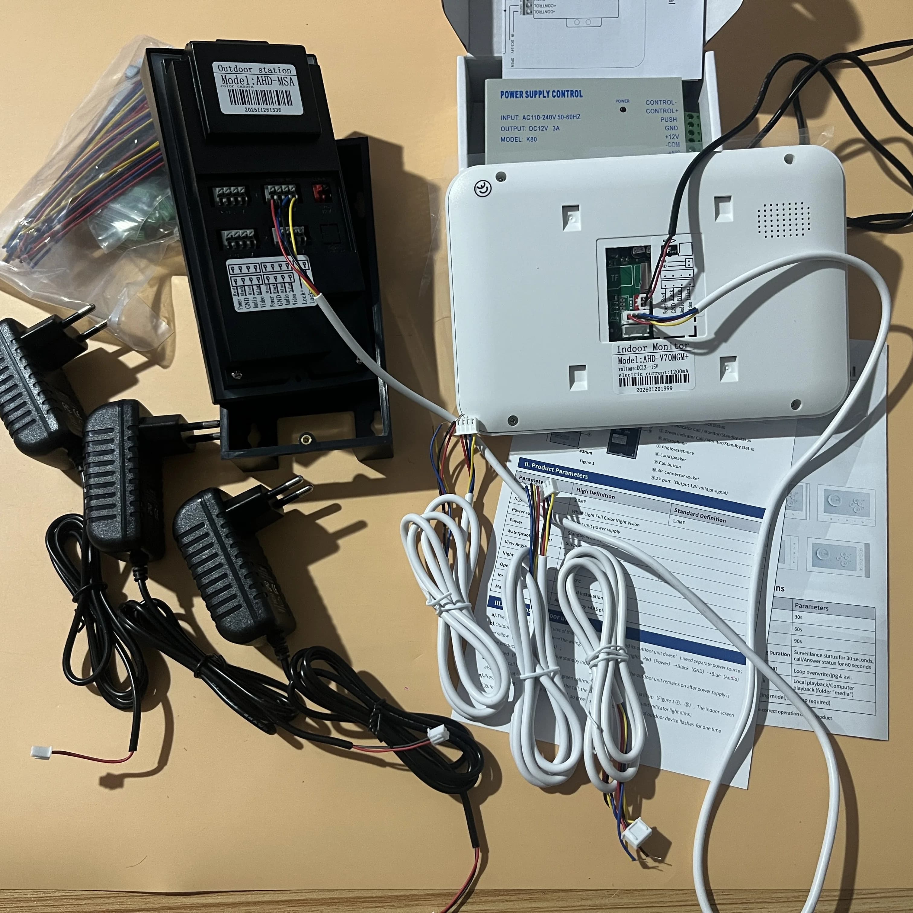 Visiophone pour appartement/famille