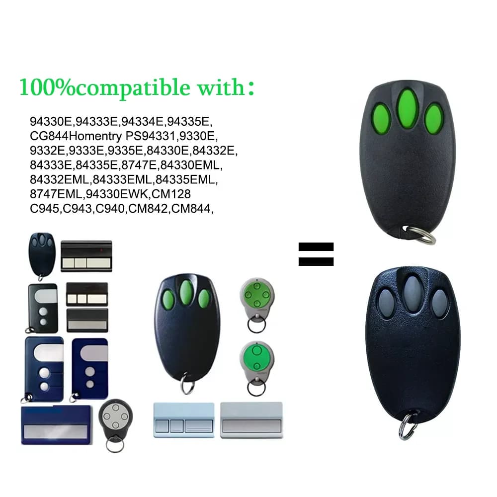 Télécommande pour porte de garage Merlin + 2.0