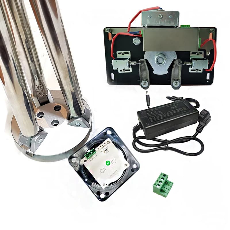 Mécanisme semi-automatique de tourniquet de trépied de porte de sécurité avec le circuit intégré