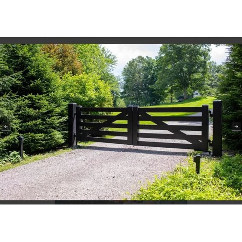 Porte de ranch en aluminium personnalisée Farm Gate-Foshan faite à la main