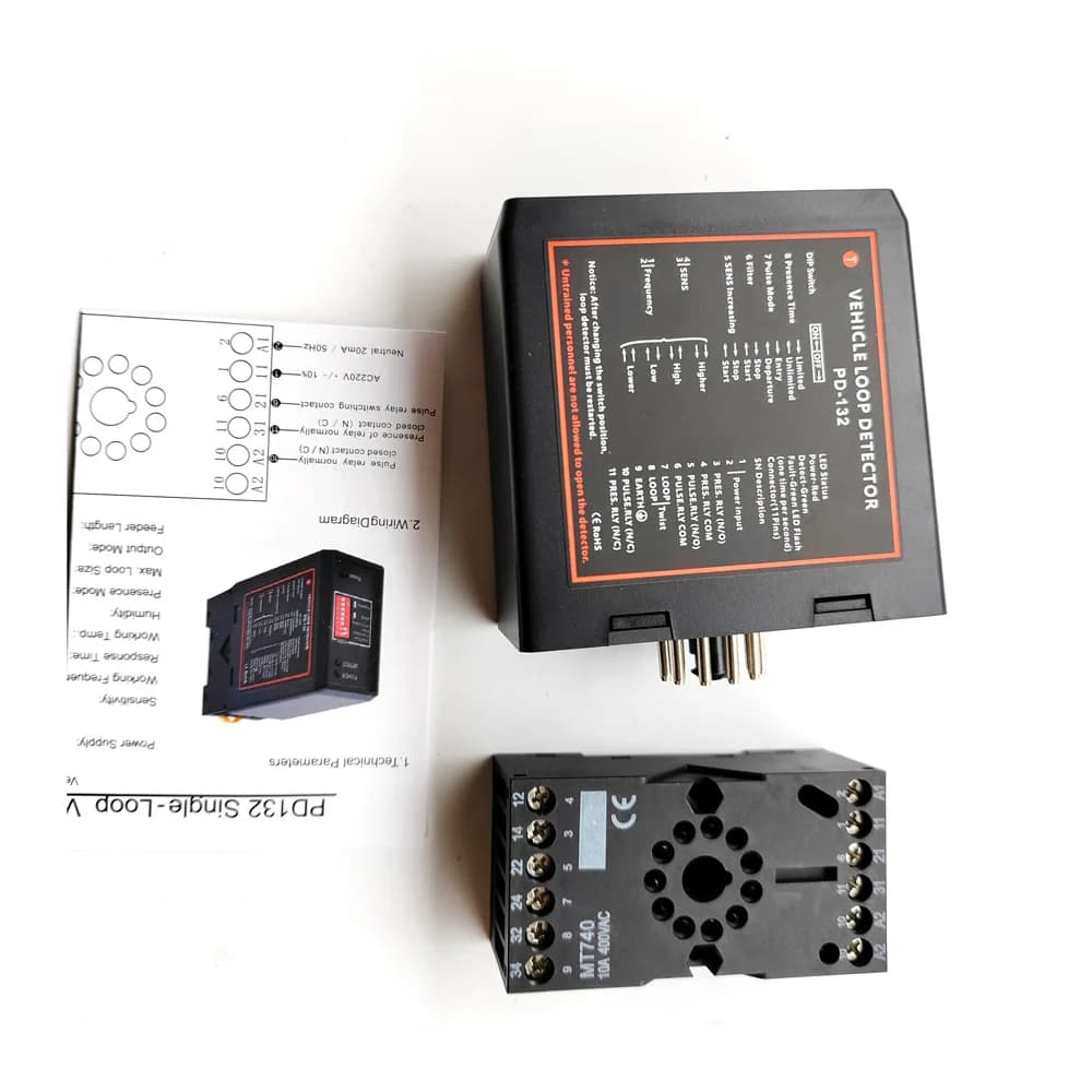 Détecteur de boucle de véhicule multi-tension PD132