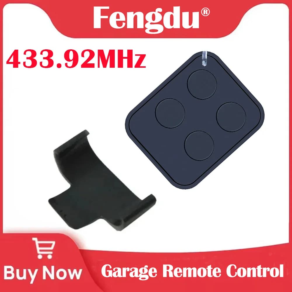 Télécommande de porte de Garage 433.92MHz