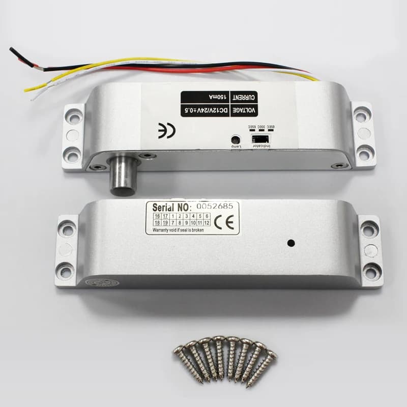 Serrure à boulon électrique DC12V NC/NO