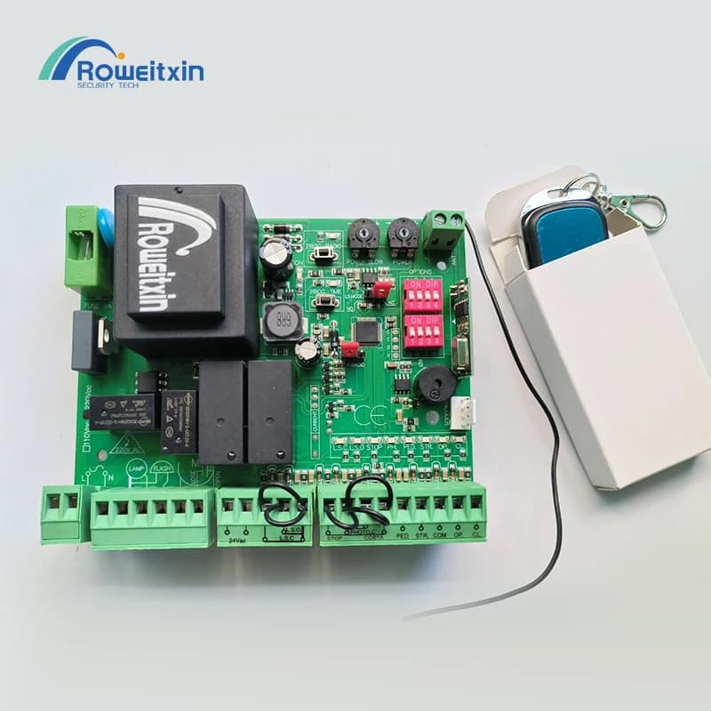 Moteur de porte coulissante universel 220V avec carte de commande adaptée aux habitudes des utilisateurs italiens et espagnols