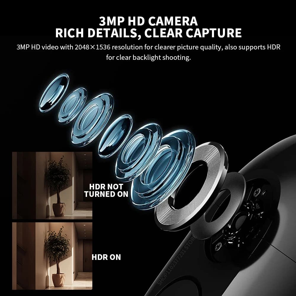 Xiaomi-Sonnette vidéo sans fil Smart Cat Eye 2