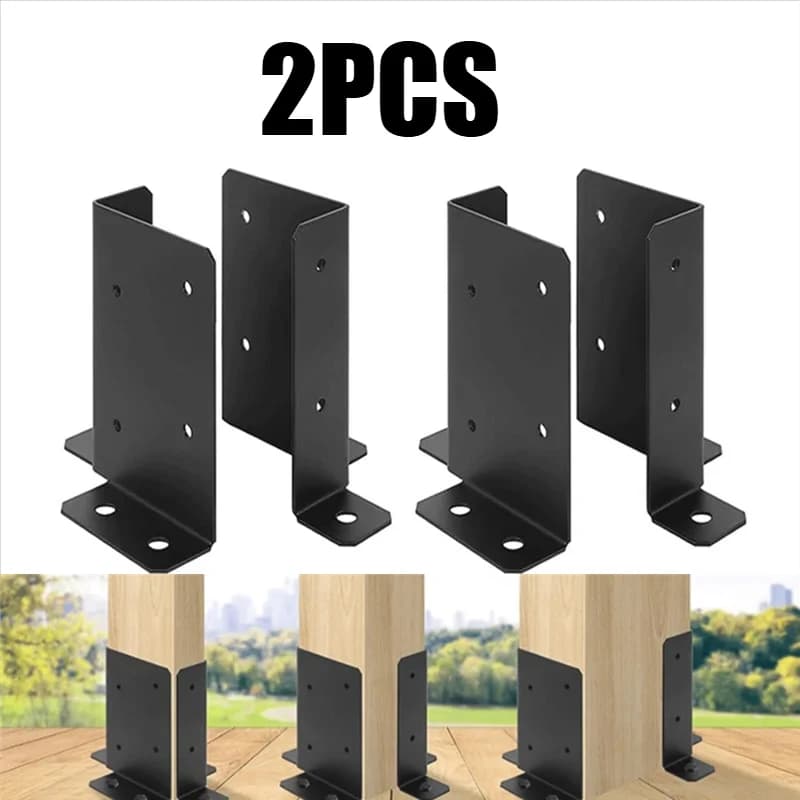 Staffe de Support de Base de poteau de clôture en bois