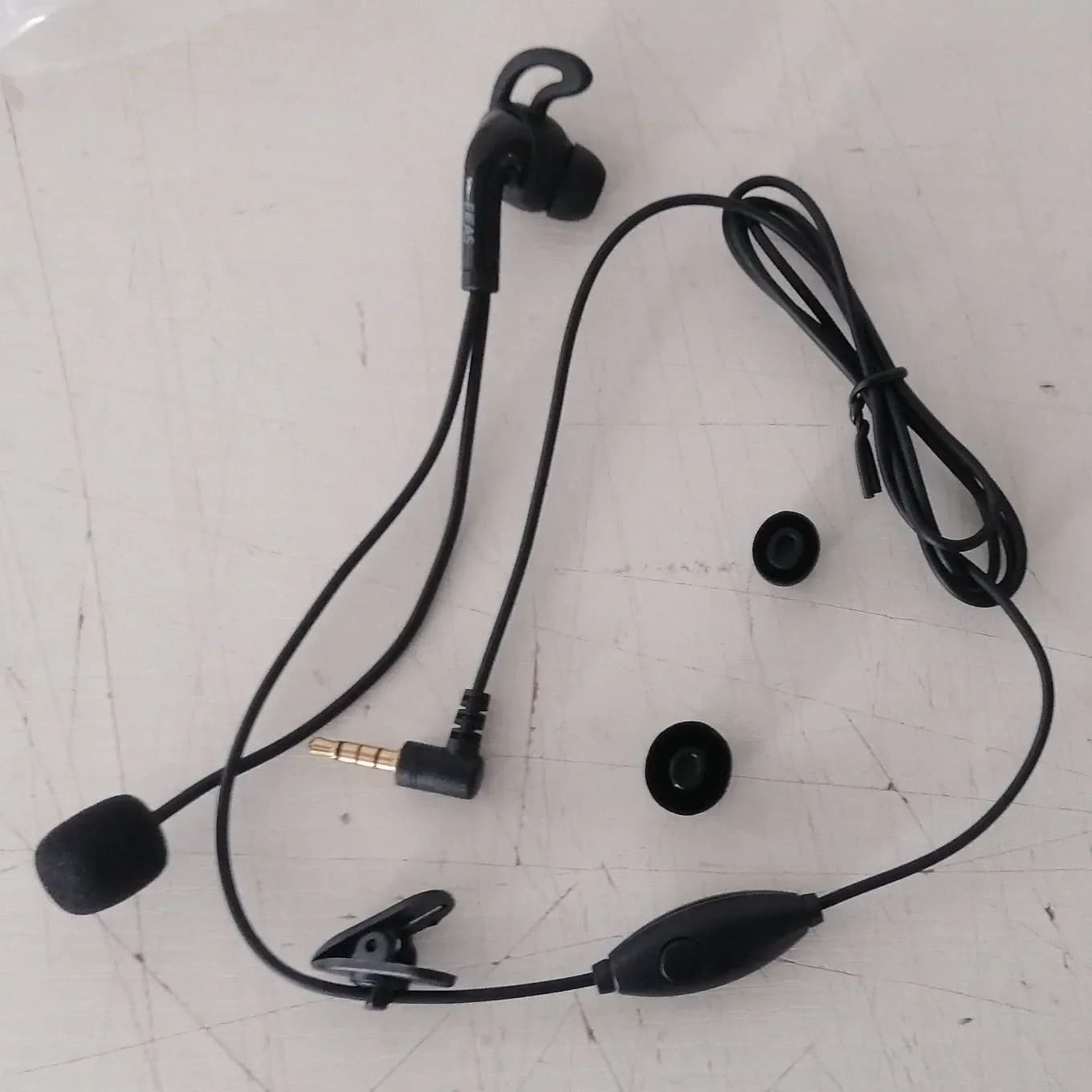 EJEAS – casque d'arbitre, Interface 3.5mm, PTT, crochet d'oreille, écouteur monaural, pour FBIM/V6C PRO/V4C PLUS/V6C/V4C avec bouton