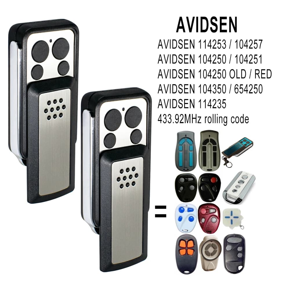 AVIDSEN – commande de porte de Garage télécommandée