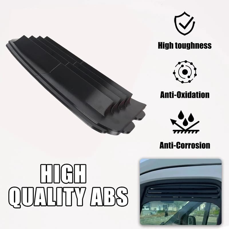 Aérateur de ventilation pour camping-car avec moustiquaire pour Fiat Ducato, Peugeot Boxer, Citroën Jumper, protection contre la pluie pour fenêtre avant