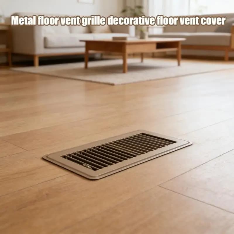 Grille ventilation décorative en Bronze 652F, pour systèmes chauffage domestique, couverture conduit universelle,