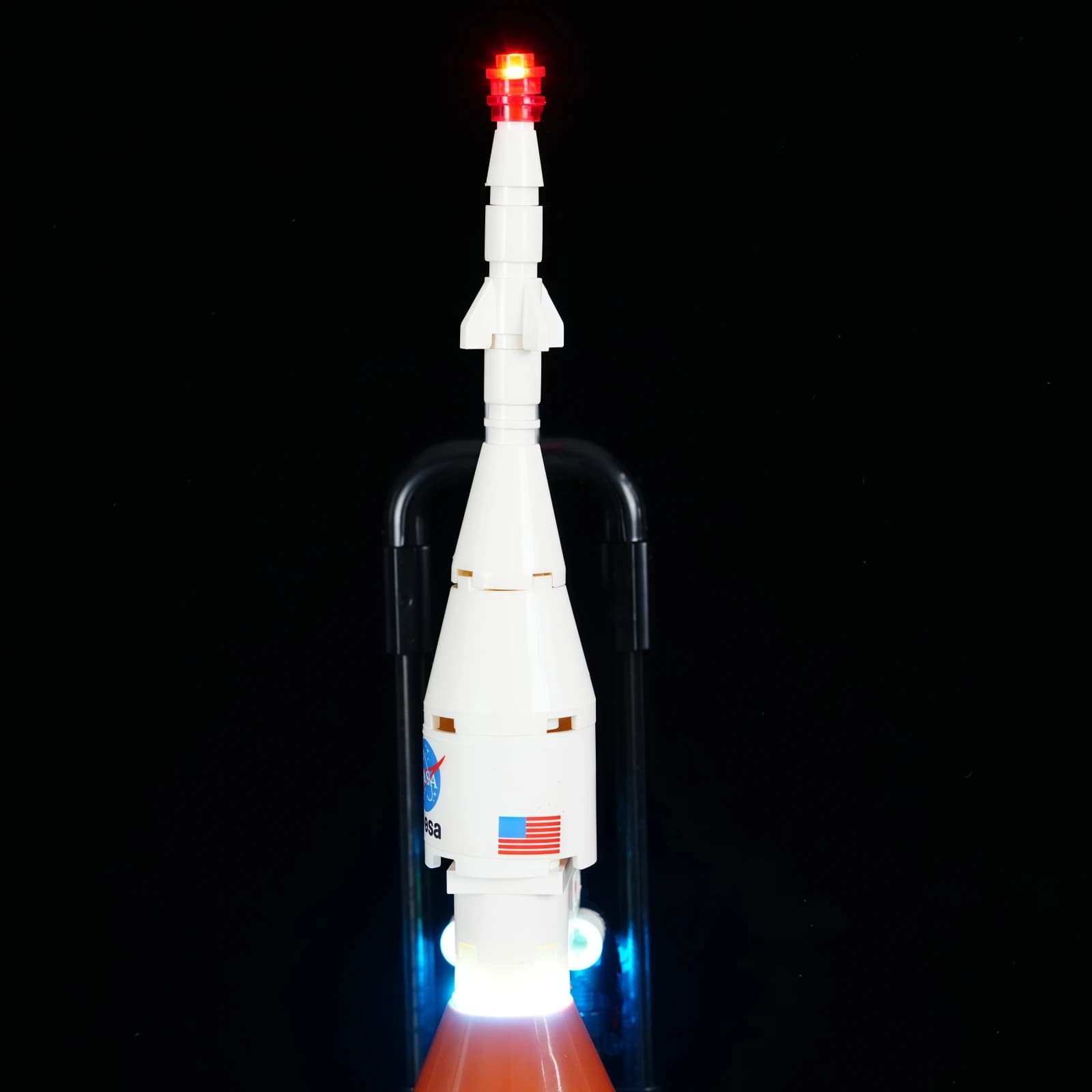 MAXCXT – lampe LED pour système de lancement spatial LEGO 42221, lampe décorative DIY, ensemble de blocs de construction non inclus