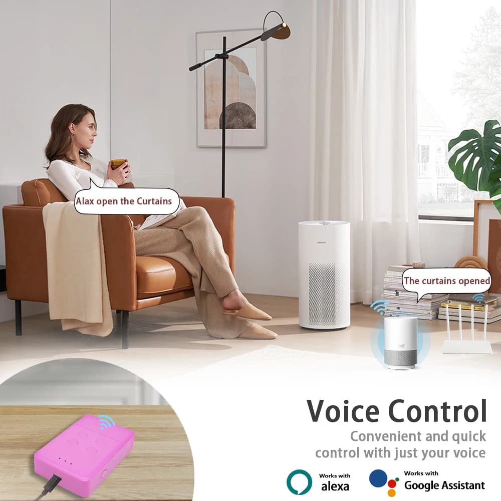 Mhouse GTX4 TX3 TX4 Tuya Smart APP Porte-clés de portail intelligent 433.92mhz Émetteur RF+WIFI Contrôleur 2-en-1