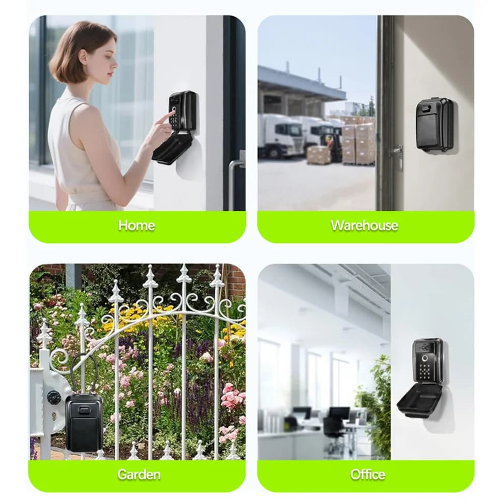 Tuya – boîte à clés intelligente Bluetooth, étanche IP65, protection de sécurité extérieure, boîte antivol murale pour le stockage des clés