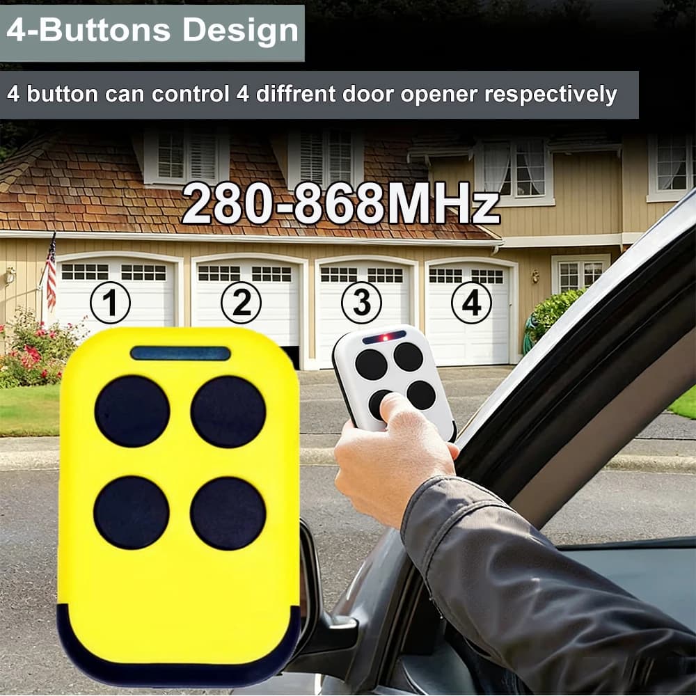 Télécommande universelle pour portail et porte de garage