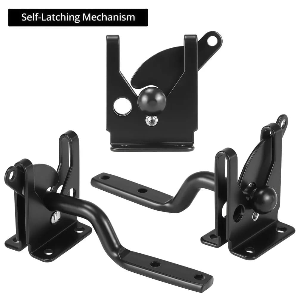 Loquet de portail automatique avec boulon pour clôture de pâturage