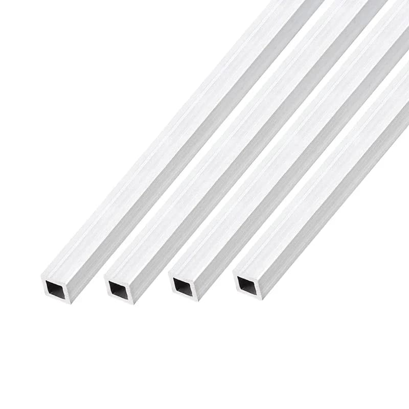 1 tube carré en aluminium avec spécifications de 10x1 0mm/20x20mm/30x40