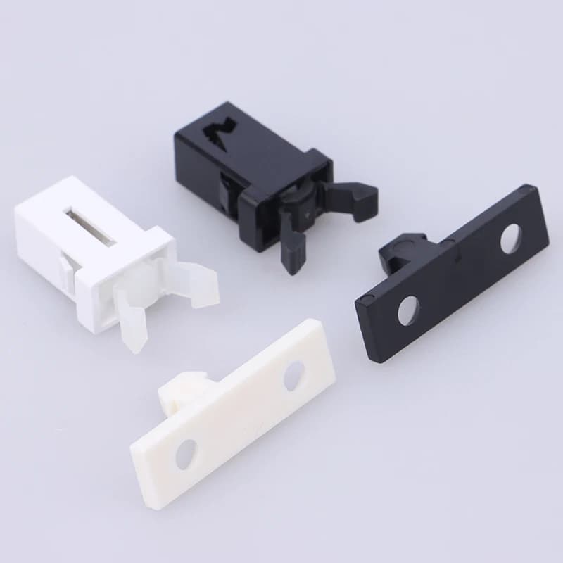 Offre spéciale! 10 pièces de serrures de porte noires et blanches PR-001 pour climatiseur MS