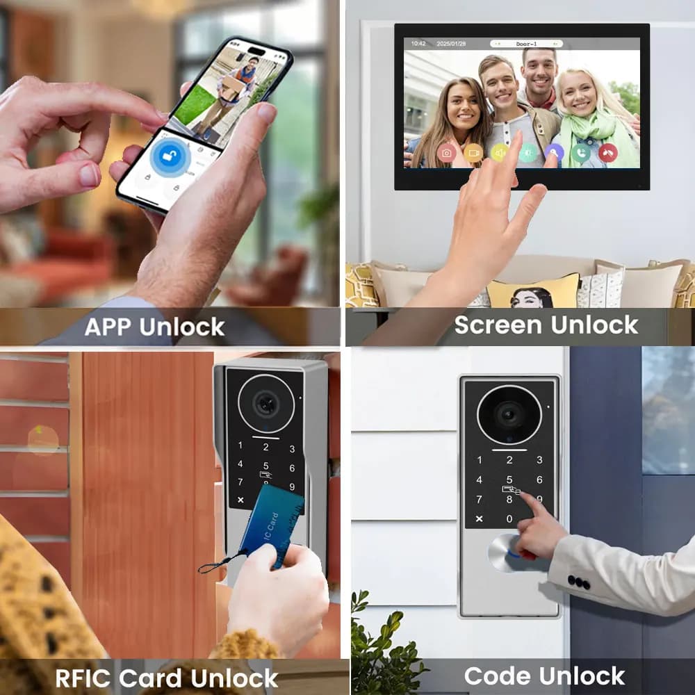 Interphone vidéo intelligent TUYA à 2 fils
