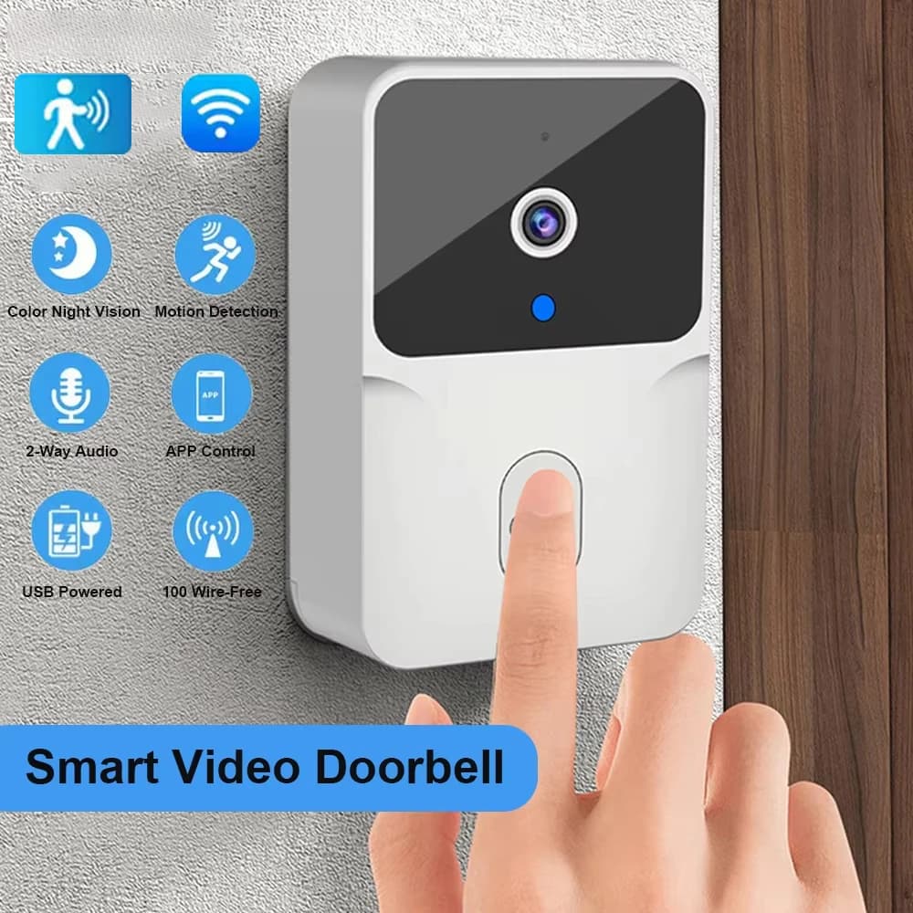 Sonnette vidéo WiFi sans fil pour téléphone