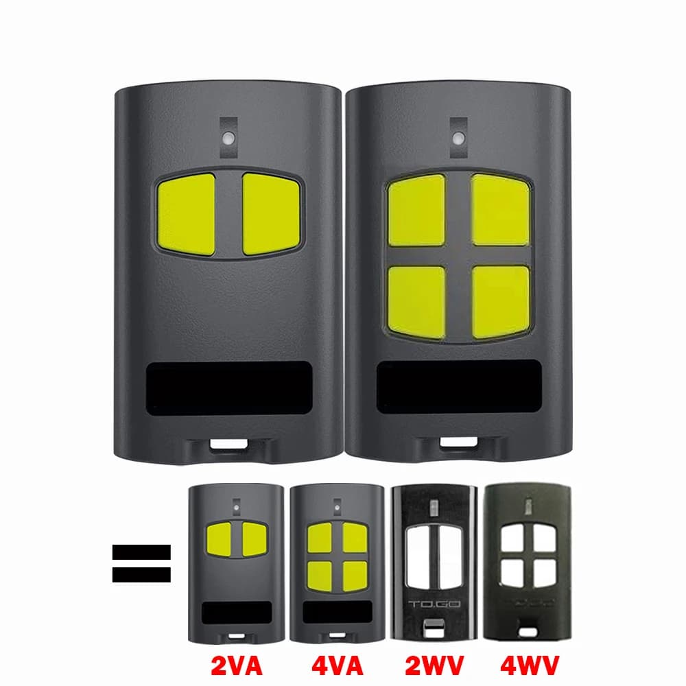 Télécommande de porte de Garage TO GO 4VA 2VA 2WV 4WV VA WV