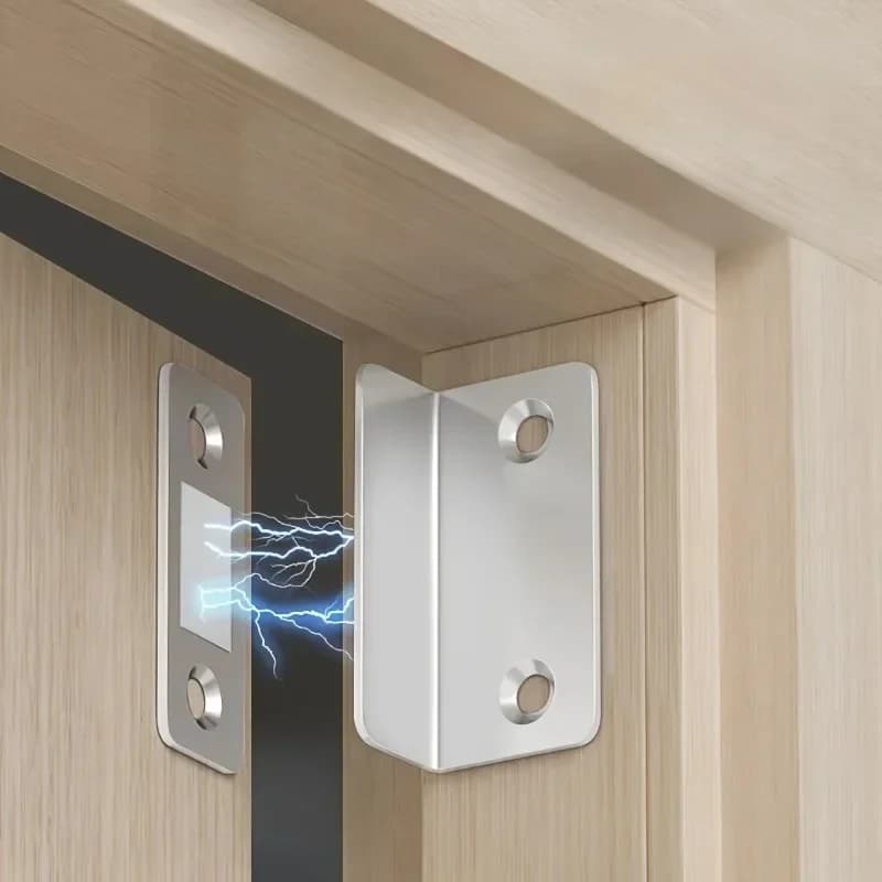 Loquet de porte magnétique – Forte adhérence invisible
