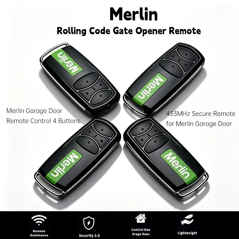 Télécommande de porte de garage Merlin E960M 433