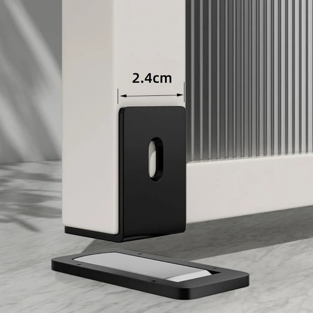 Butoir de porte magnétique Invisible en alliage d'aluminium