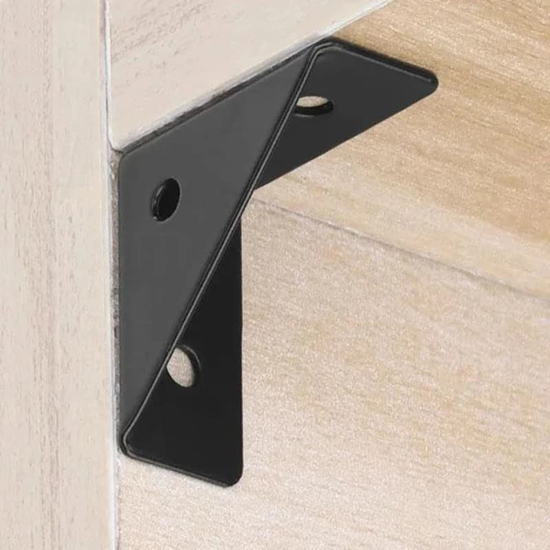 Supports d'angle en acier robustes : 90 ° Support d'angle droit