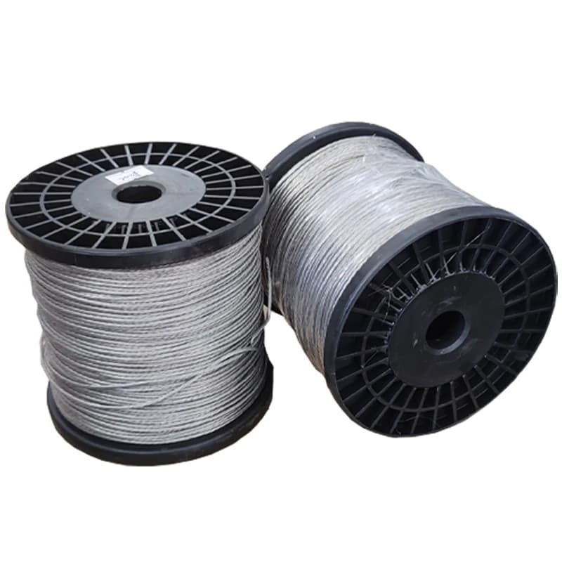 Fil de clôture électrique en alliage d'aluminium et de magnésium de 200 m