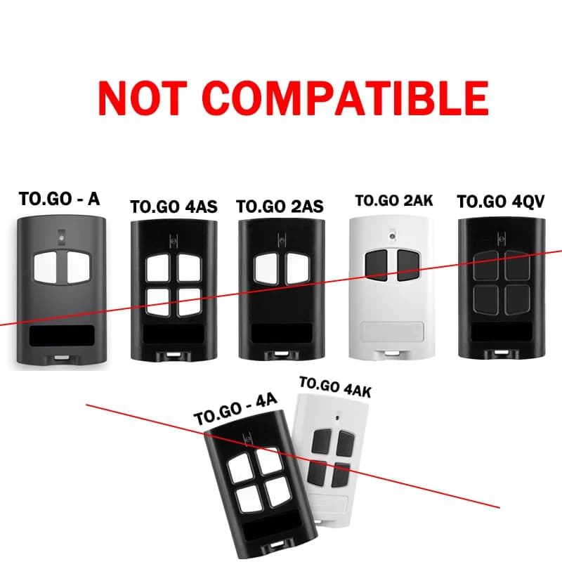 Porte de télécommande TO GO 2VA 4VA
