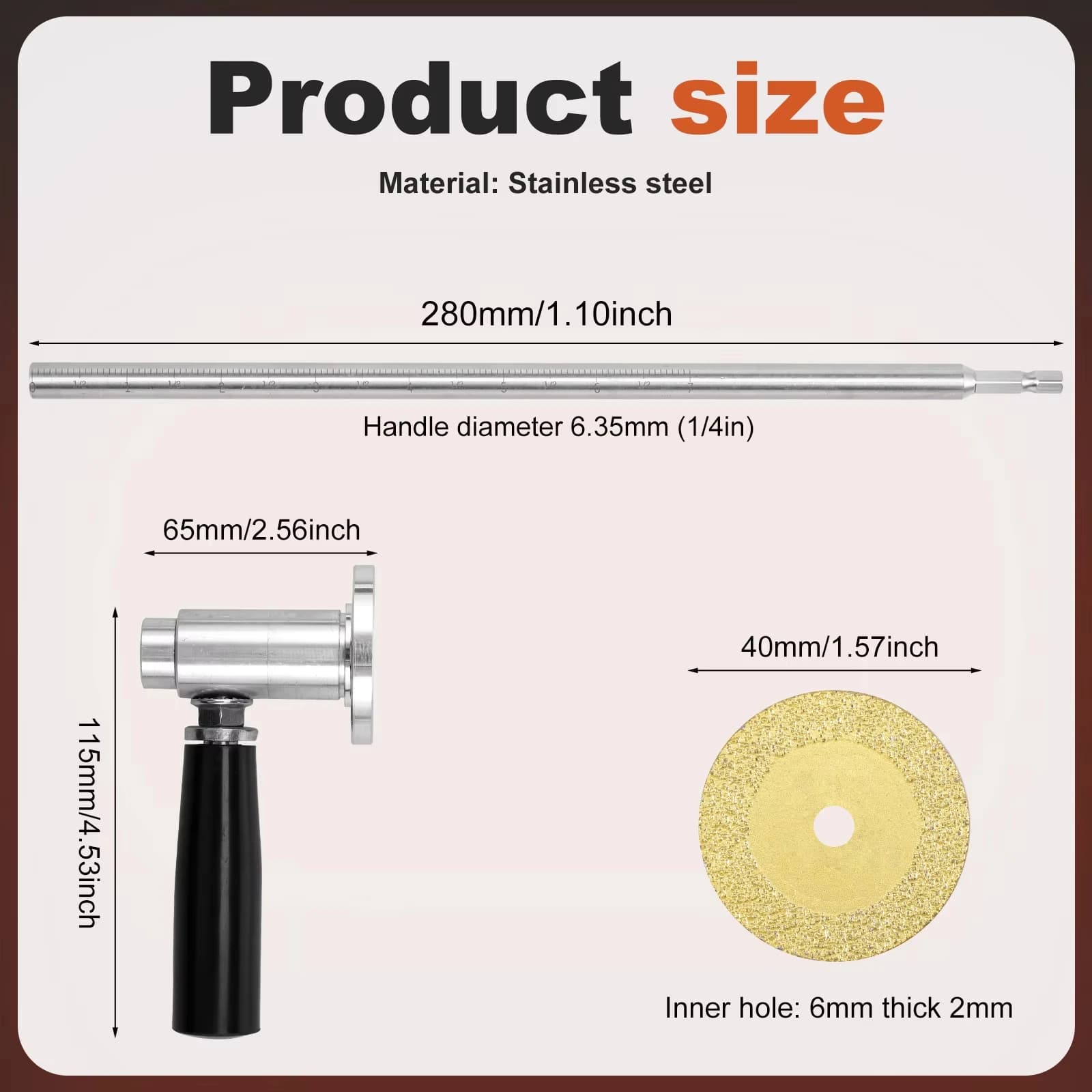 Coupe-tuyau interne, outils de plomberie