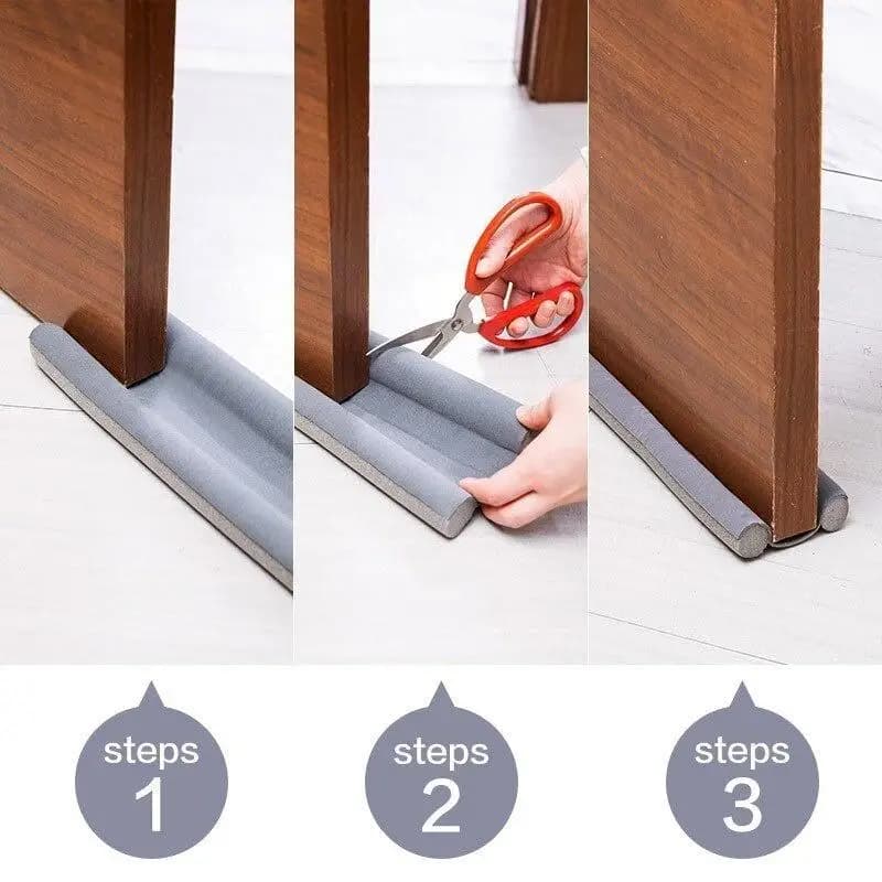 2/1PC Flexible sous la porte bouchon de tirage bande d'étanchéité inférieure