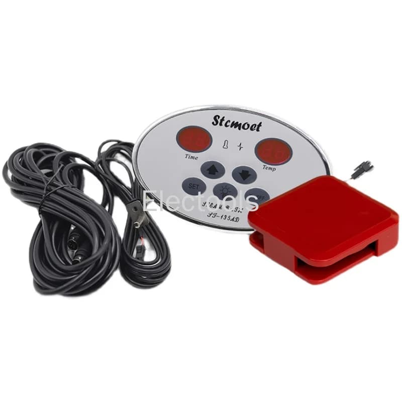 Support de moteur à vapeur de sauna, contrôleur de version de circuit, sonde de température, tuyau de chauffage, électrovanne, accessoires de machine