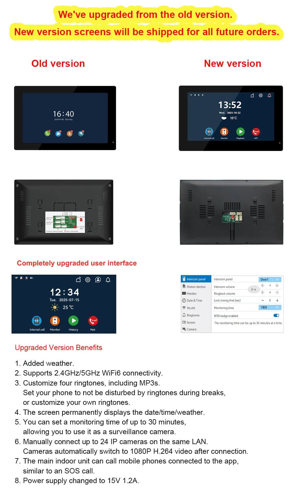 Système d'interphone intelligent ANJIELO pour la maison