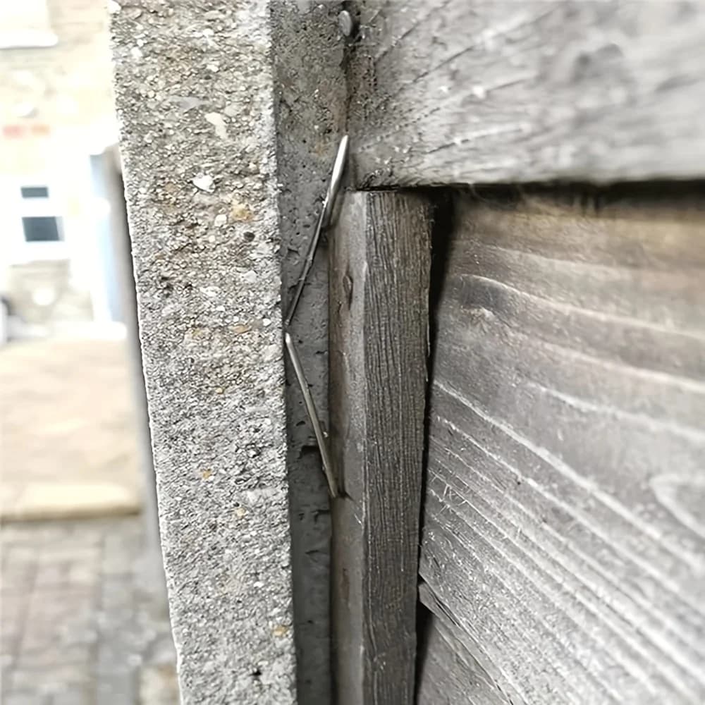 Pince de fixation de plaque de clôture en acier inoxydable