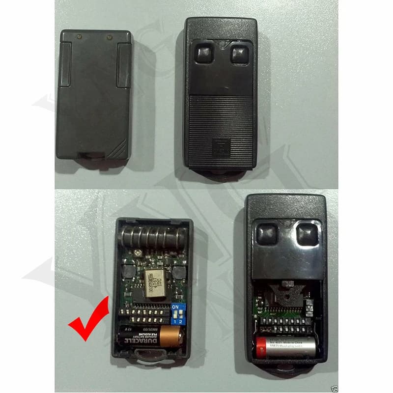 Pour CARDIN S466 TX2 TX4 S738 TX2 TX4 S48 TX2 TX4 S38=S738 Télécommande de portail Ouvre-porte de garage 27
