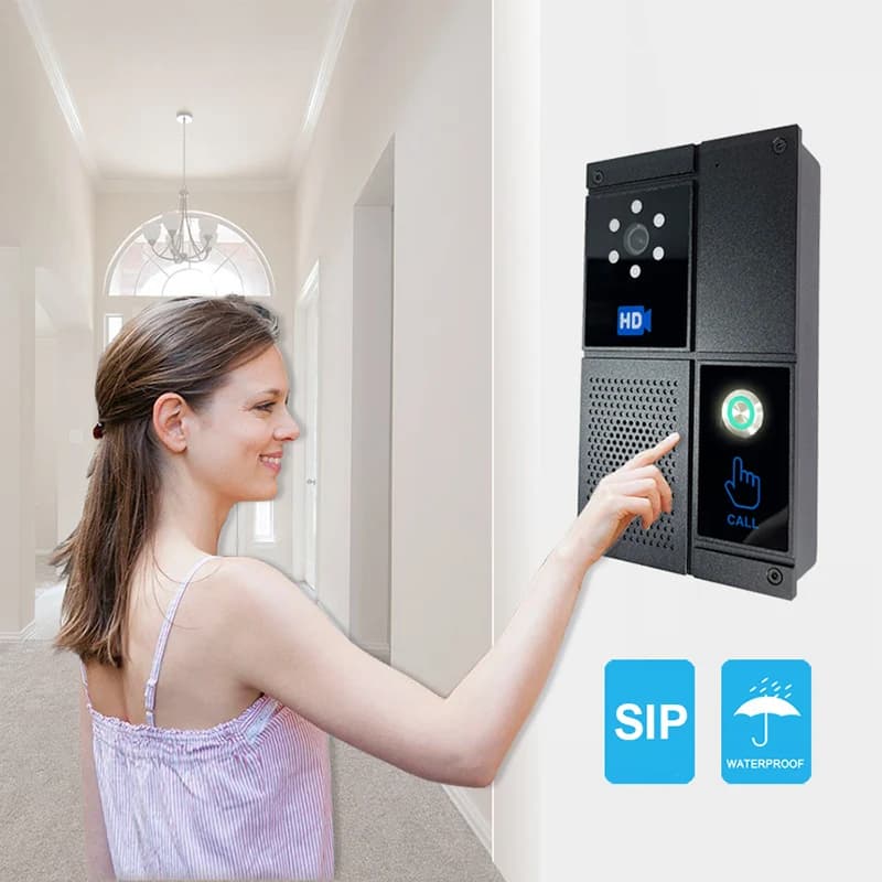 Interphone vidéo intelligent SIP HD