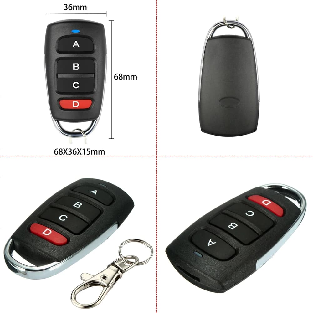 ANSONIC – télécommande de porte de Garage 433.92mhz