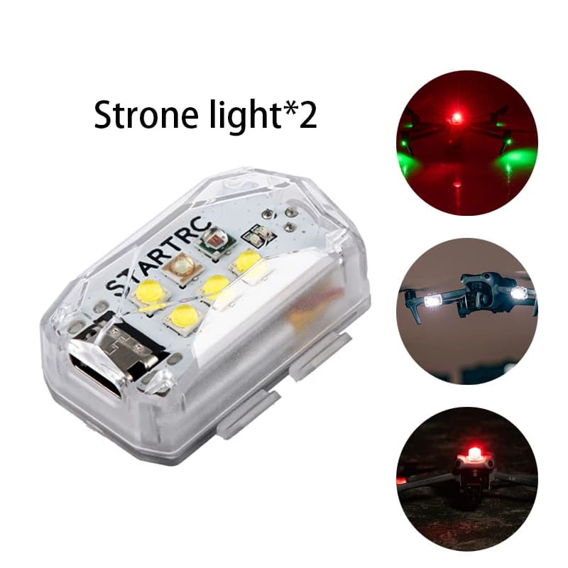 Lumière stroboscopique LED universelle 2 en 1