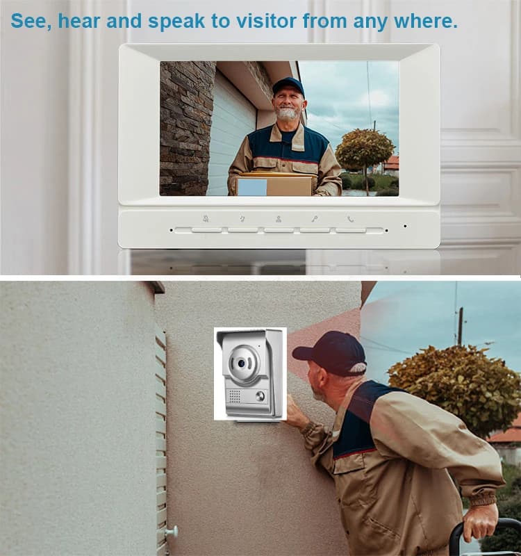 Interphone vidéo pour maison et appartement