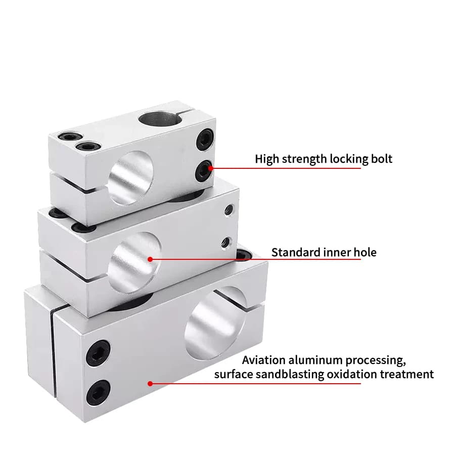 Pilier FiosphClamp en alliage d'aluminium