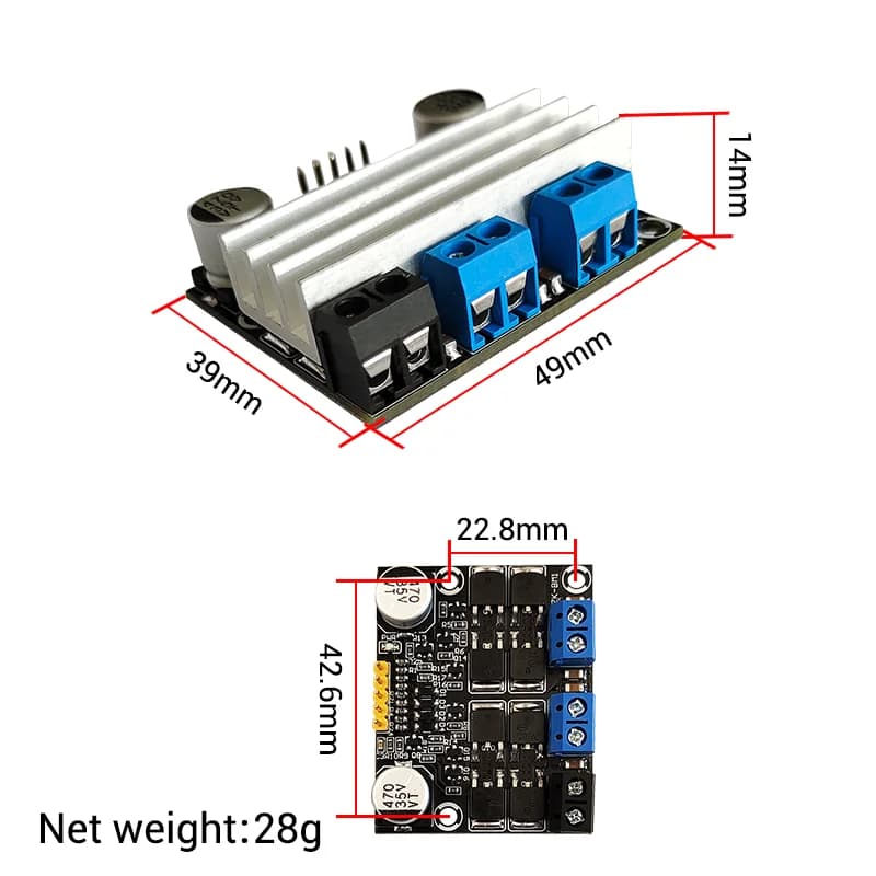 ZK-BM1 DC 3V-18V Motor Drive Board 10A touristes Channel H Bridge DC Motor Drive Tech PWM Speed Sochi Dimmer Tech