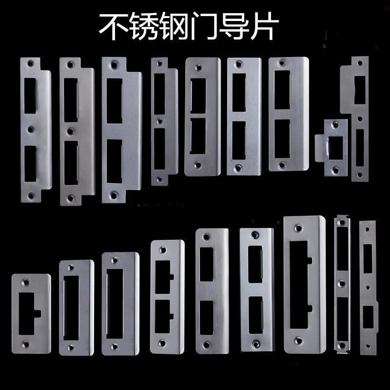 Clip de fixation pour plaque de serrure de porte en acier inoxydable pour portail