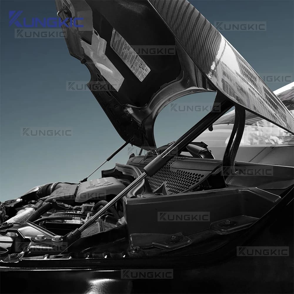 Supports de levage de capot avant, bras de tige de choc, pour Fiat 500/500C 2008-2024/ 500E 2012-2019/ Abarth 595 695 2012 2013 2014 2015 2016 2017 2018 2019 2020 2021 2022 2023 2024