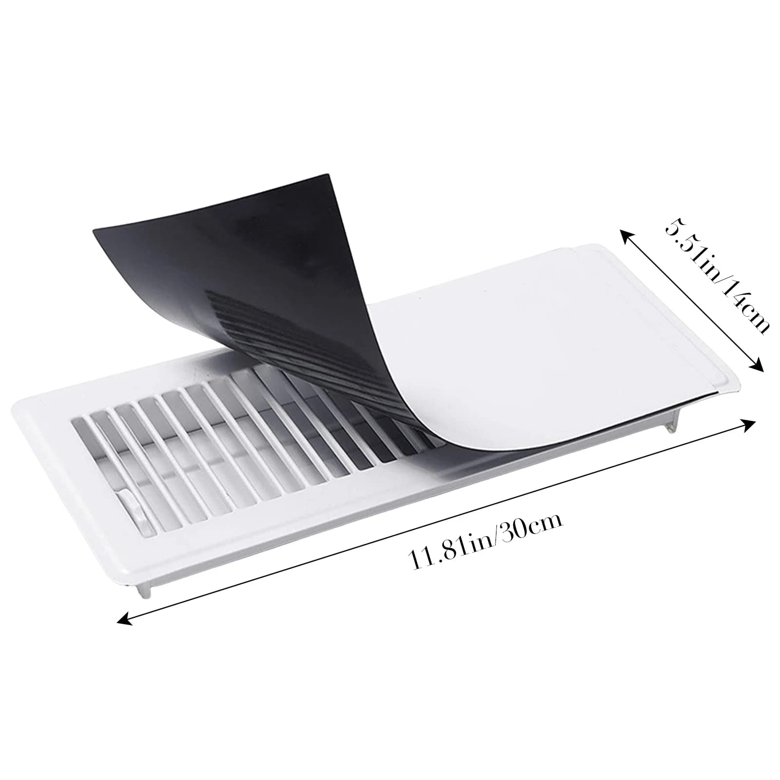 Couvre-grilles de ventilation magnétiques puissants pour les grilles d'aération standard au sol de la maison, avec feuille magnétique flexible