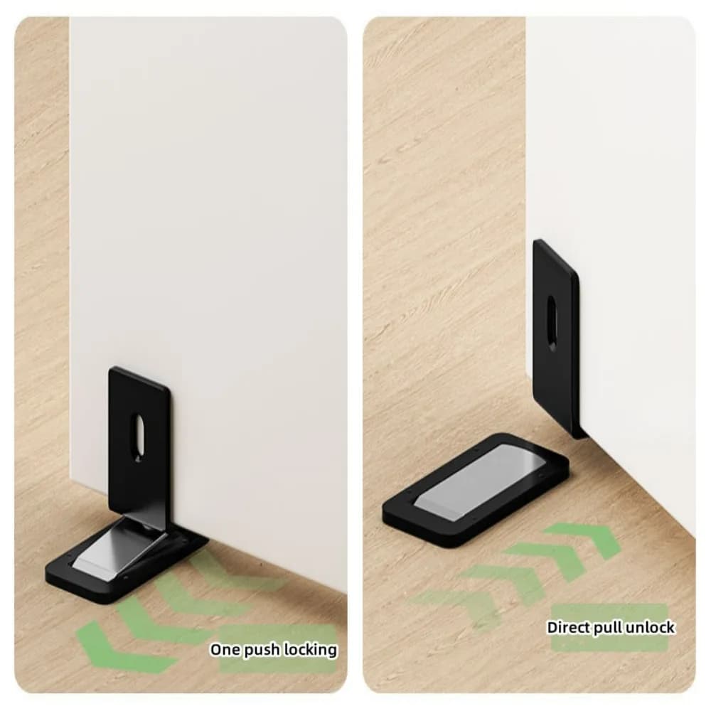 Butoir de porte magnétique Invisible en alliage d'aluminium