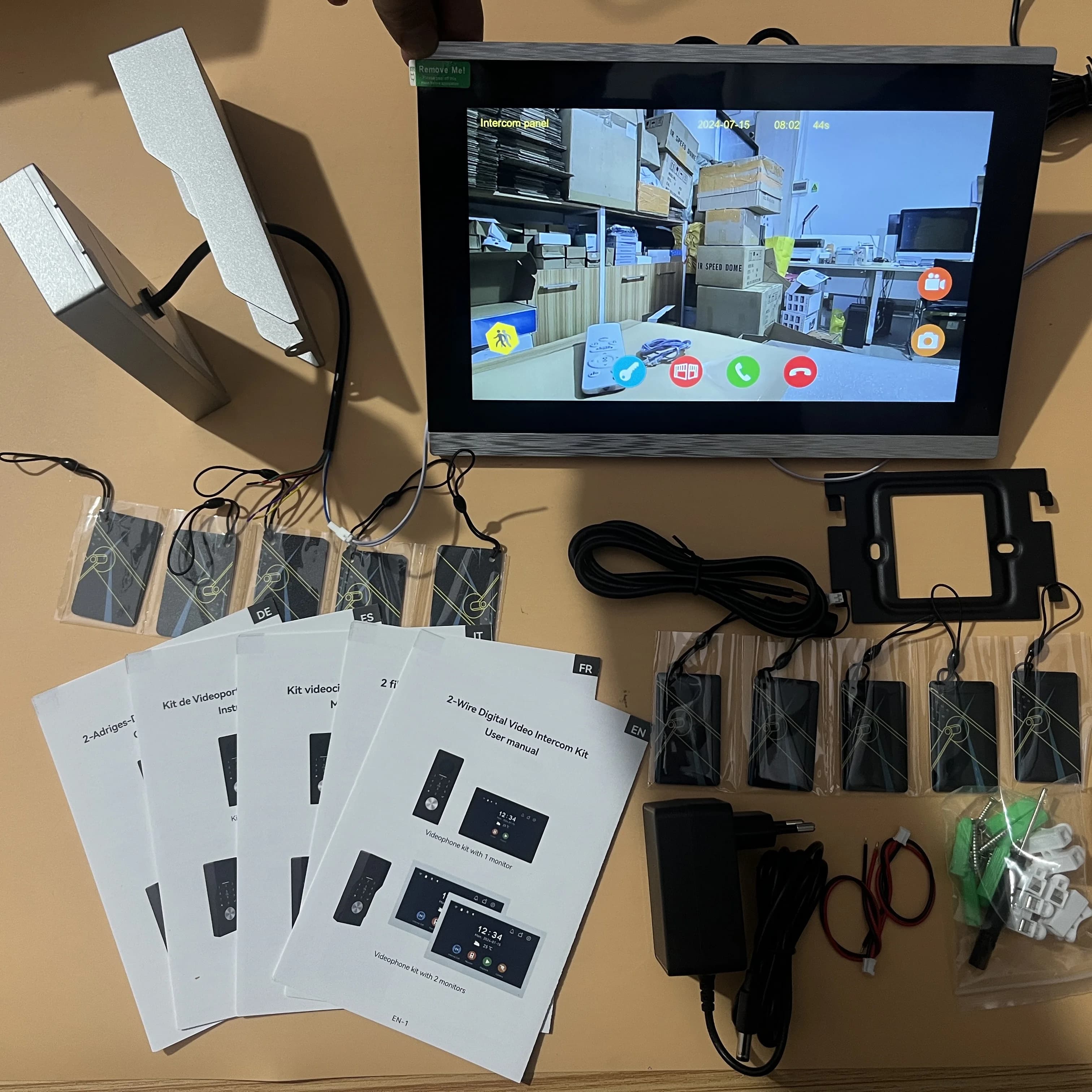 Interphone vidéo intelligent TUYA à 2 fils