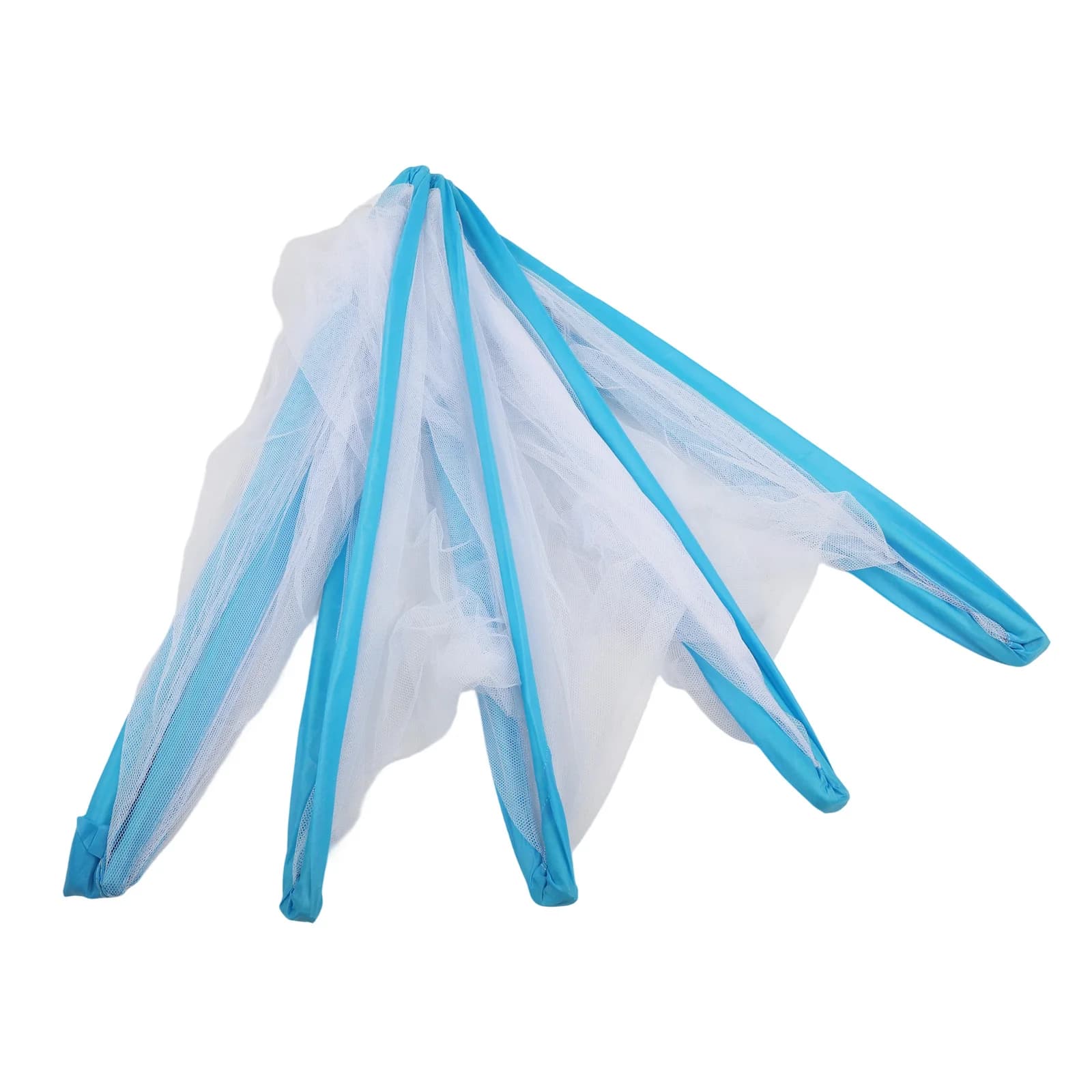 Couverture pliable de protection des plantes avec grille en PVC à bords bleus, pour la culture des légumes et des fruits, isolation antigel