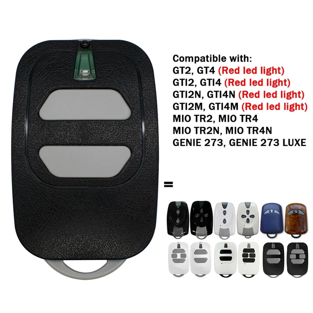 DEA Ouvre-porte de porte de garage Ouvre-télécommande pour GT2 GT4 GTI2 GTI4 GTI2N GTI4N GTI2M GTI4M TR2 TR4 TR2N TR4N GENIE 273 273L 433.92MHz
